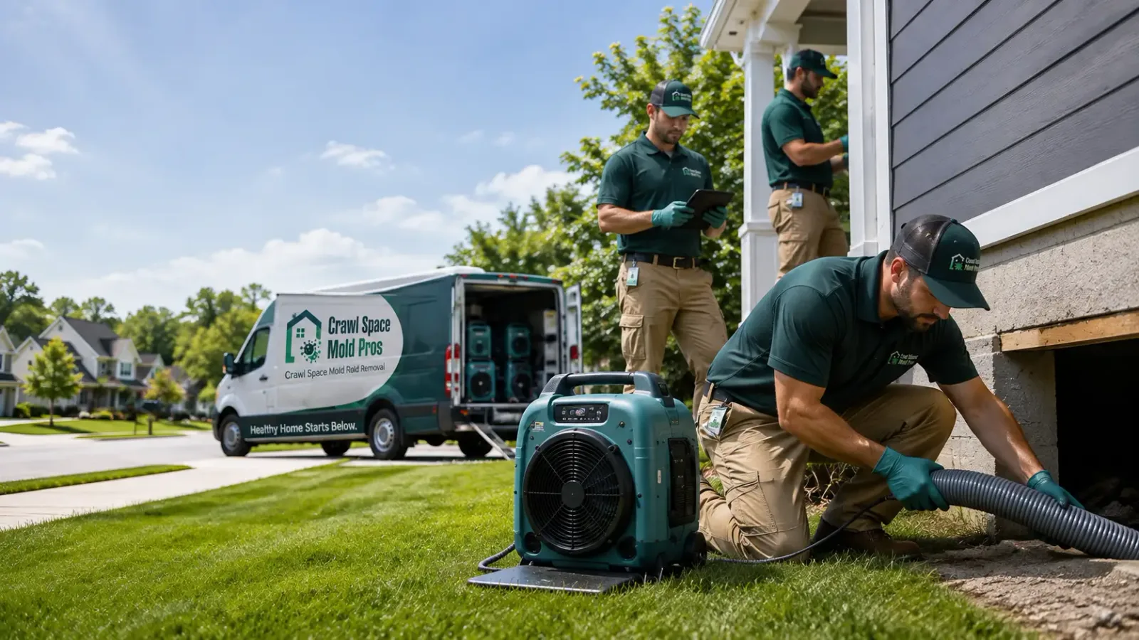 Crawl Space Mold Removal in Ambler, PA